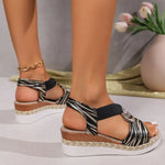 Sandalen met Verstelbare Bandjes en Platform