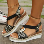 Sandalen met Verstelbare Bandjes en Platform