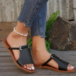 Slide Sandalen met Gevlochten Bandjes