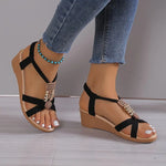 Wedge Sandalen met Chic Design