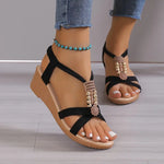 Wedge Sandalen met Chic Design