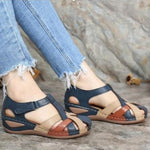 Wedge Sandalen met Multi-Straps