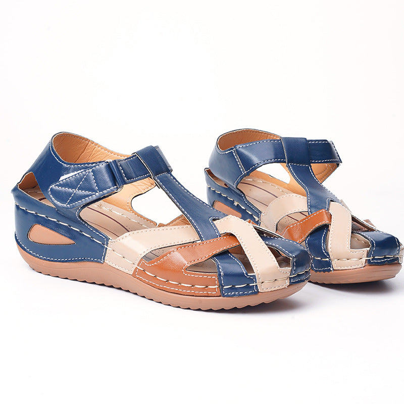 Wedge Sandalen met Multi-Straps