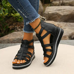 Wedge Sandalen met Rhinestones