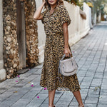 A-lijn Jurk met Dierenprint - Dresses - Jurkjes.co