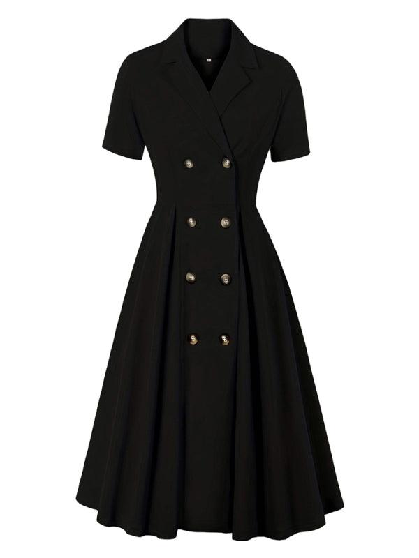 A-lijn Jurk met Dubbelzijdige Sluiting - Midi Dresses - Jurkjes.co