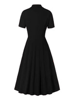 A-lijn Jurk met Dubbelzijdige Sluiting - Midi Dresses - Jurkjes.co