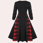 A-lijn Jurk met Geruit Ontwerp - Dresses - Jurkjes.co