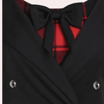 A-lijn Jurk met Geruit Ontwerp - Dresses - Jurkjes.co