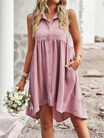 A-lijn Jurk met Kraag en Hoge Taille - Group6 - Jurkjes.co