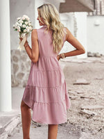 A-lijn Jurk met Kraag en Hoge Taille - Group6 - Jurkjes.co