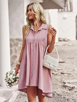 A-lijn Jurk met Kraag en Hoge Taille - Group6 - Jurkjes.co