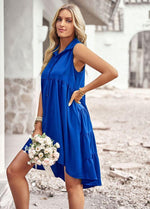 A-lijn Jurk met Kraag en Hoge Taille - Group6 - Jurkjes.co