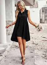 A-lijn Jurk met Kraag en Hoge Taille - Group6 - Jurkjes.co