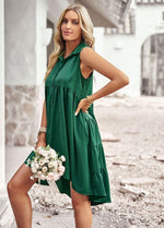 A-lijn Jurk met Kraag en Hoge Taille - Group6 - Jurkjes.co