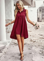 A-lijn Jurk met Kraag en Hoge Taille - Group6 - Jurkjes.co