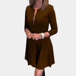 A-lijn Jurk met Ronde Halslijn - CB - Dresses - Jurkjes.co