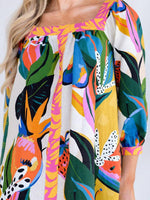 A-lijn Jurk met Tropische Print - Group9 - Jurkjes.co