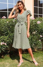 A-lijn Jurk met V-hals en Bloemenprint - Maxi Dresses - Jurkjes.co