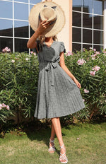 A-lijn Jurk met V-hals en Bloemenprint - Maxi Dresses - Jurkjes.co