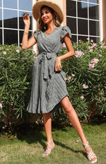 A-lijn Jurk met V-hals en Bloemenprint - Maxi Dresses - Jurkjes.co