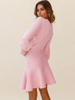 A-lijn Mini Jurk met Luchtige Mouwen - Mini Dresses - Jurkjes.co