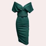 Avondjurk met Off-the-Shoulder Ontwerp - CB - Dresses - Jurkjes.co