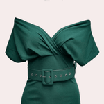 Avondjurk met Off-the-Shoulder Ontwerp - CB - Dresses - Jurkjes.co