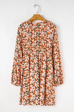 Babydoll Jurk met Bloemenpatroon - Mini Dresses - Jurkjes.co