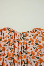 Babydoll Jurk met Bloemenpatroon - Mini Dresses - Jurkjes.co