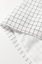 Babydoll Jurk met Geruit Patroon - Mini Dresses - Jurkjes.co