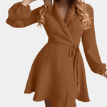 Blazerjurk met Bloemenprint en Ceintuur - CB - Dresses - Jurkjes.co