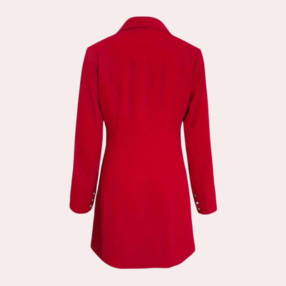 Blazerjurk met Dubbele Knopen - CB - Dresses - Jurkjes.co