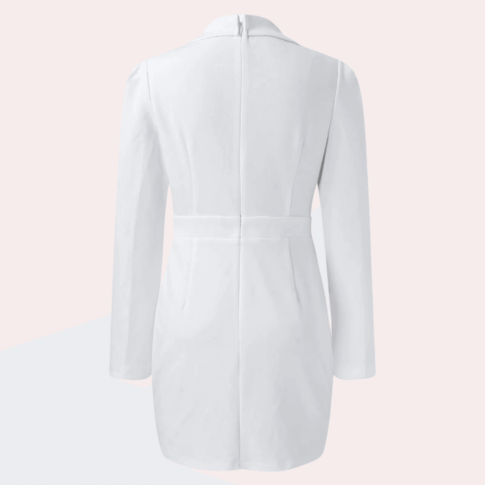 Blazerjurk met Elegante Snit - Women Winter Dress - Jurkjes.co