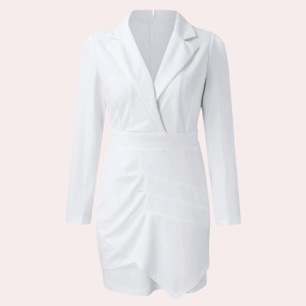 Blazerjurk met Elegante Snit - Women Winter Dress - Jurkjes.co