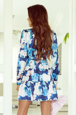 Bloemenjurk met Strik en Ruches - Floral Dresses - Jurkjes.co