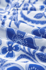 Bloemenprint Jurk met Pofmouwen en Lagen - Mini Dresses - Jurkjes.co