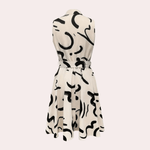 Blousejurk met Abstracte Print - Dresses - Jurkjes.co