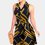 Blousejurk met Abstracte Print - Dresses - Jurkjes.co