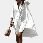 Blousejurk met Geometrisch Patroon - Women Summer Dress - Jurkjes.co