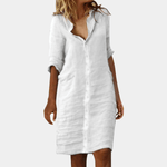 Blousejurk met Knoopsluiting - CB - Dresses - Jurkjes.co