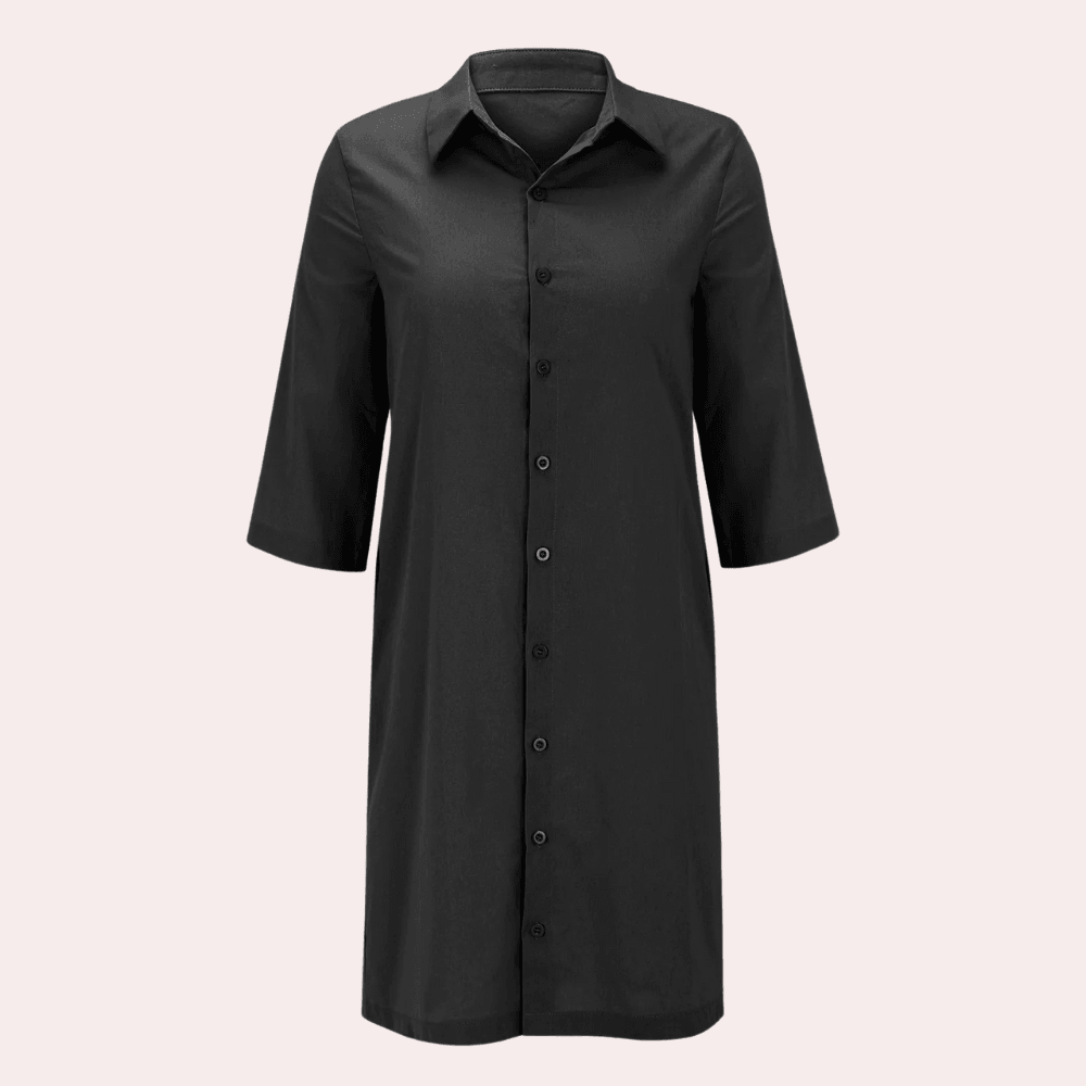 Blousejurk met Knoopsluiting - CB - Dresses - Jurkjes.co