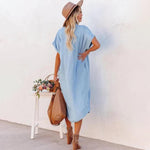 Blousejurk met Knoopsluiting - Dresses - Jurkjes.co