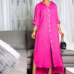 Blousejurk met Knoopsluiting - Women Summer Dress - Jurkjes.co