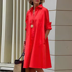 Blousejurk met Uniek Ontwerp - Women Summer Coat - Jurkjes.co