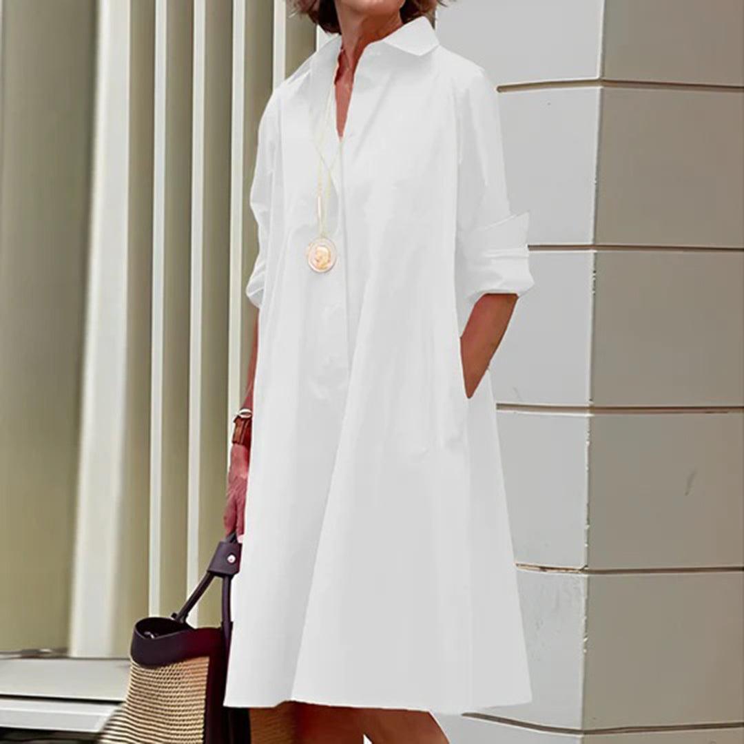 Blousejurk met Uniek Ontwerp - Women Summer Coat - Jurkjes.co