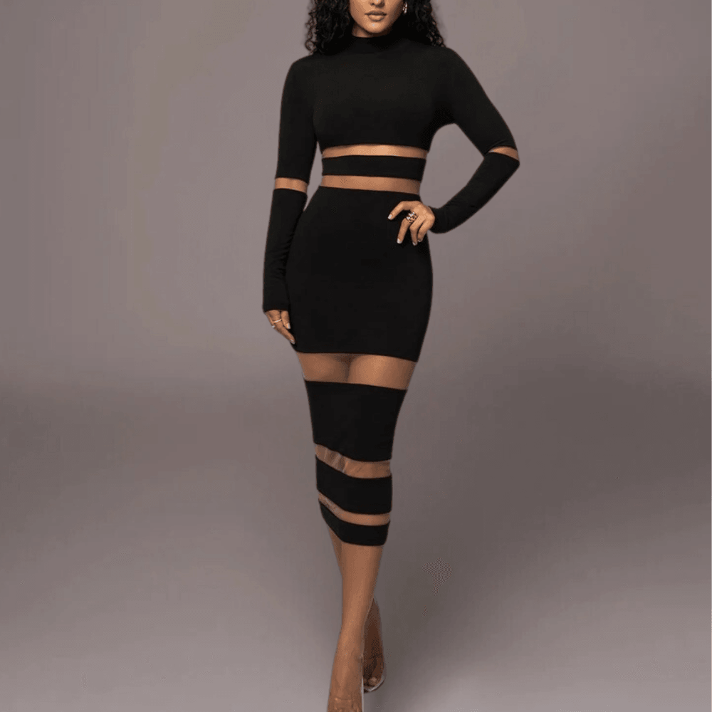 Bodycon Jurk met Cut-Out Details - Women Summer Dress - Jurkjes.co