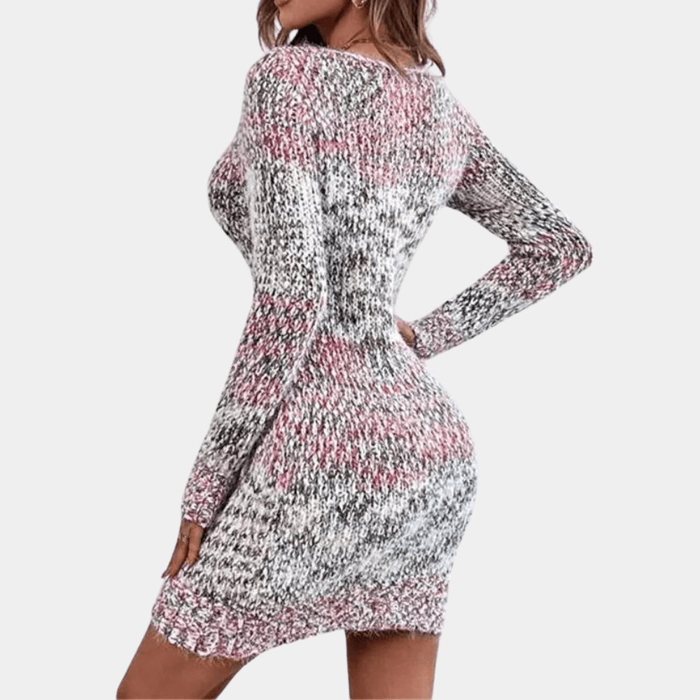 Bodycon Jurk met Effen Gebreid Design - Women Summer Dress - Jurkjes.co