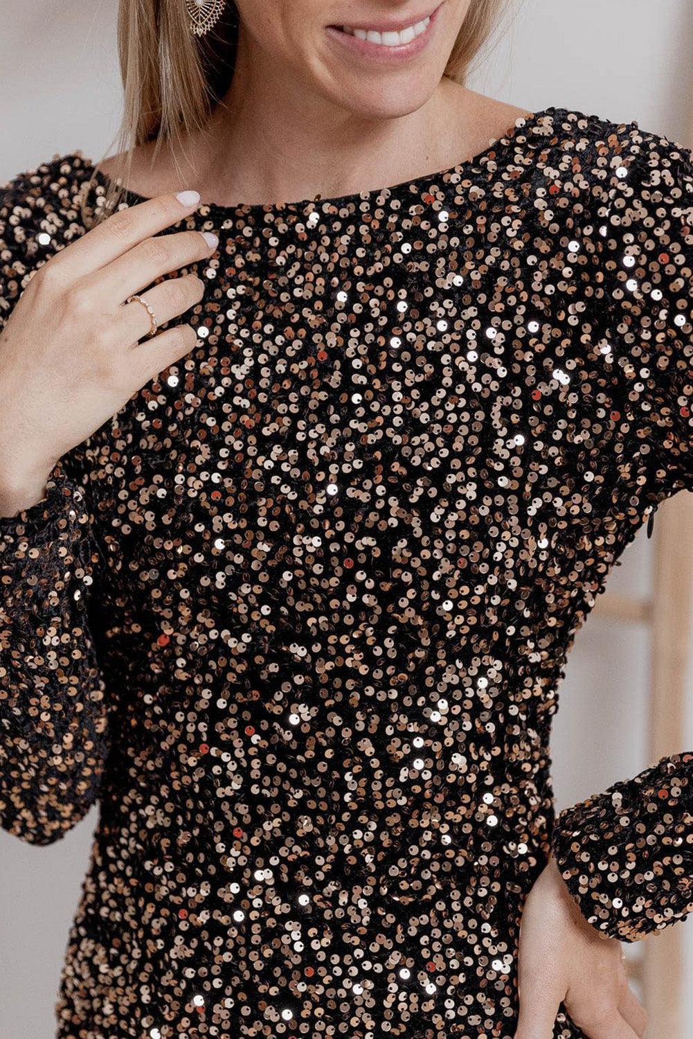 Bodycon Jurk met Pailletten - Sequin Dresses - Jurkjes.co