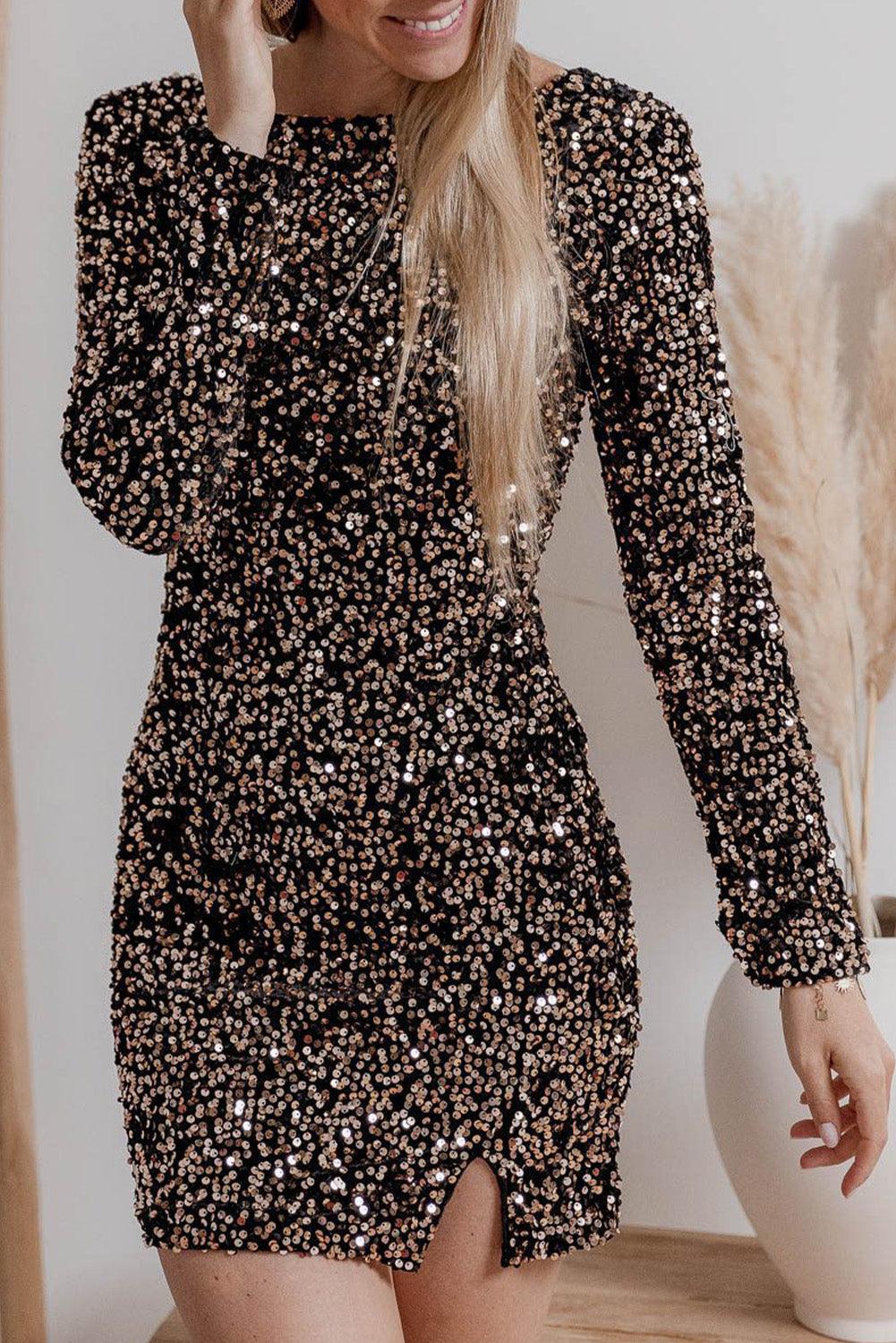 Bodycon Jurk met Pailletten - Sequin Dresses - Jurkjes.co